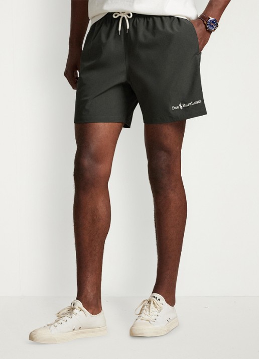 Ralph Lauren Zwemshorts met logo - detail 4 deep grey w/ emb / donkergrijs