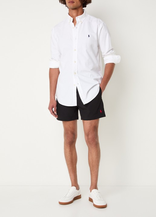 Ralph Lauren Zwemshorts met logo  - voorkant 3 zwart