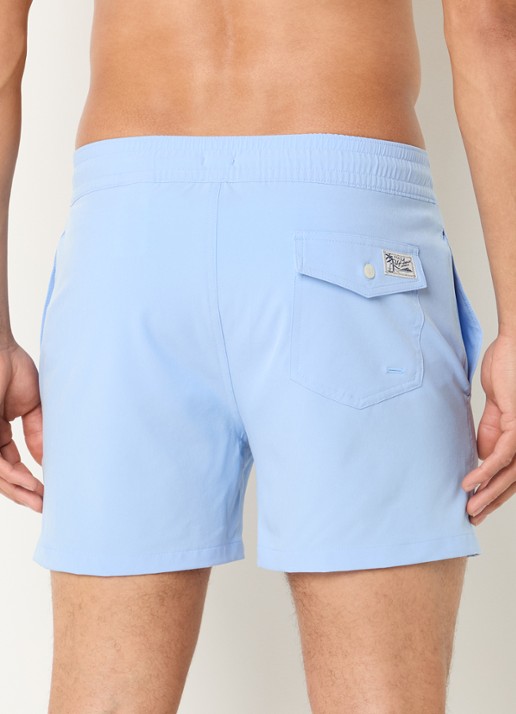Ralph Lauren Zwemshorts met logo  - achterkant 2 lichtblauw
