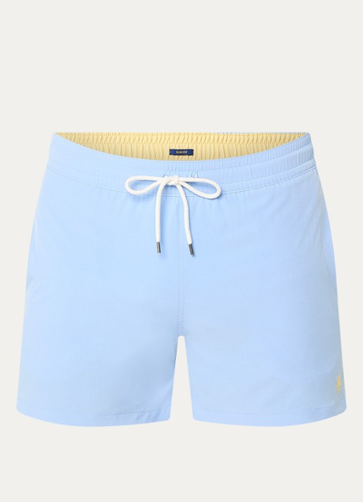 Ralph Lauren Zwemshorts met logo  - voorkant 3 lichtblauw