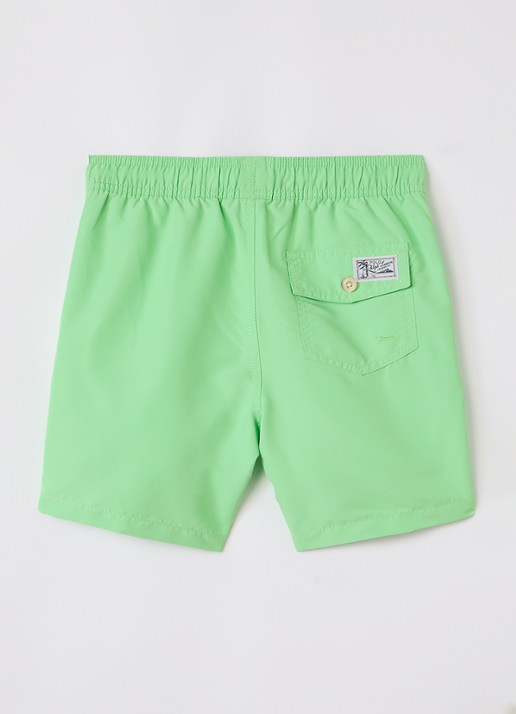 Ralph Lauren Zwemshorts met logo - voorkant 2 groen