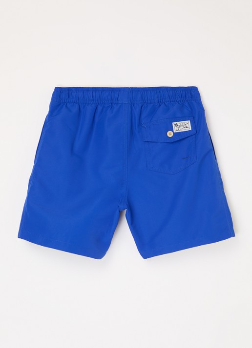 Ralph Lauren Zwemshorts met logoborduring - voorkant 2 blauw