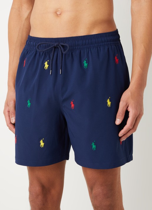 Ralph Lauren Zwemshorts met logoborduring - detail 2 donkerblauw