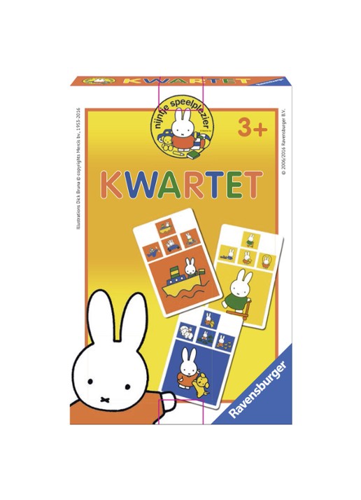 Ravensburger Nijntje ontdekt wereld kwartet - voorkant multicolor