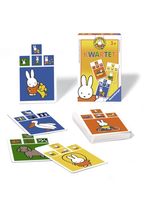 Ravensburger Nijntje ontdekt wereld kwartet - voorkant 2 multicolor