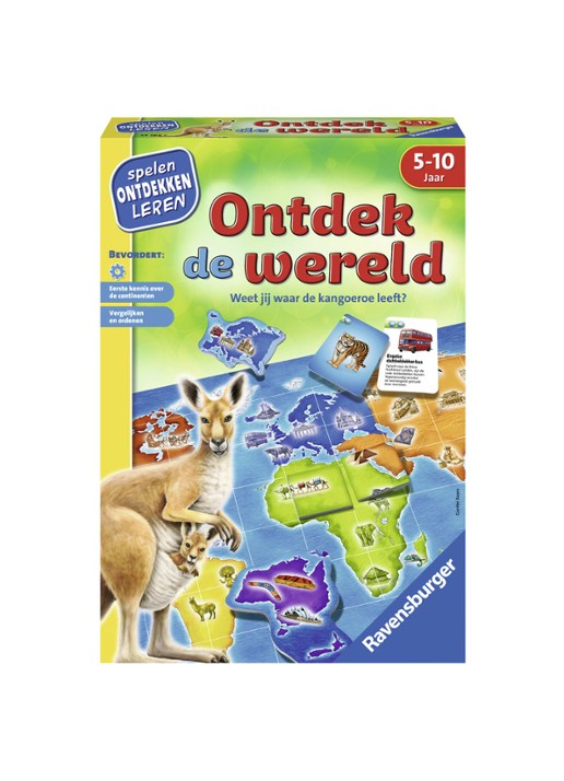Ravensburger Ontdek de wereld leerspel - voorkant multicolor