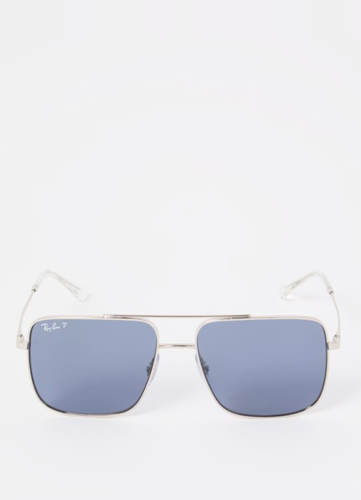 Ray-Ban Ari zonnebril gepolariseerd RB3758 - detail 2 zilver