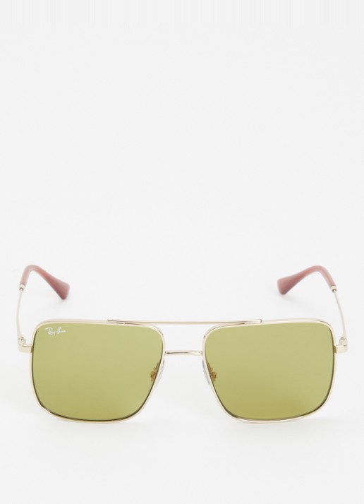 Ray-Ban Ari zonnebril RB3758 - detail 2 goud
