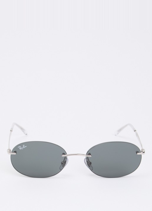 Ray-Ban Arista zonnebril RB3767 - detail zilver