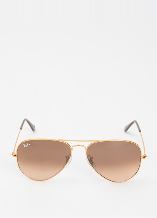 Ray-Ban Aviator Large Metal zonnebril RB3025 - detail roségoud