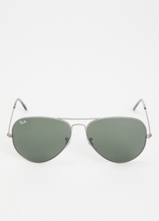 Ray-Ban Aviator Large Metal zonnebril RB3025 - detail zilver