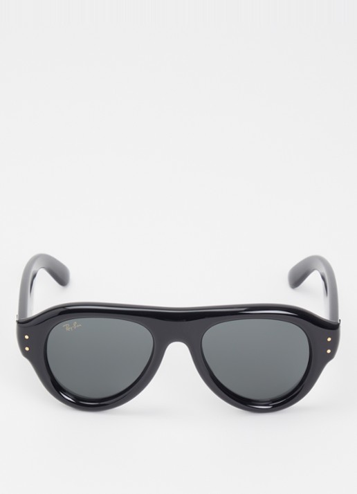 Ray-Ban Aviator Puffer zonnebril RB4925 - detail 2 zwart
