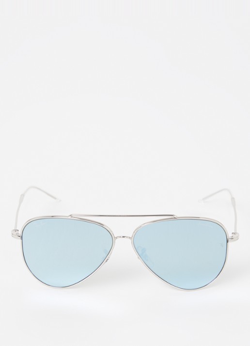 Ray-Ban Aviator Reverse zonnebril RBR0101S - detail zilver