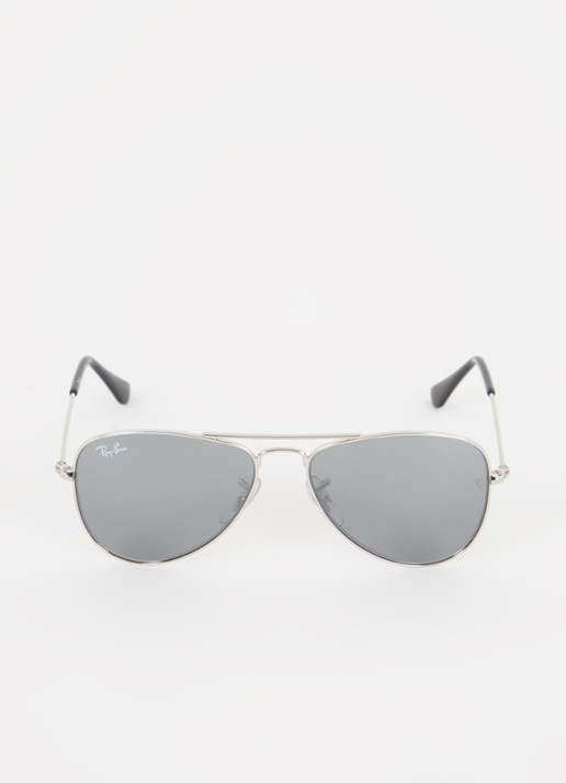 Ray-Ban Aviator zonnebril RJ9506S - voorkant 2 zilver