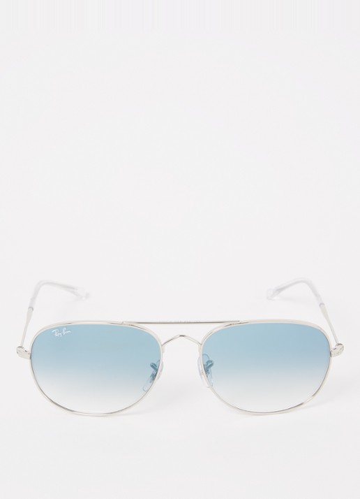 Ray-Ban Bain Bridge zonnebril RB3735 - detail 2 zilver