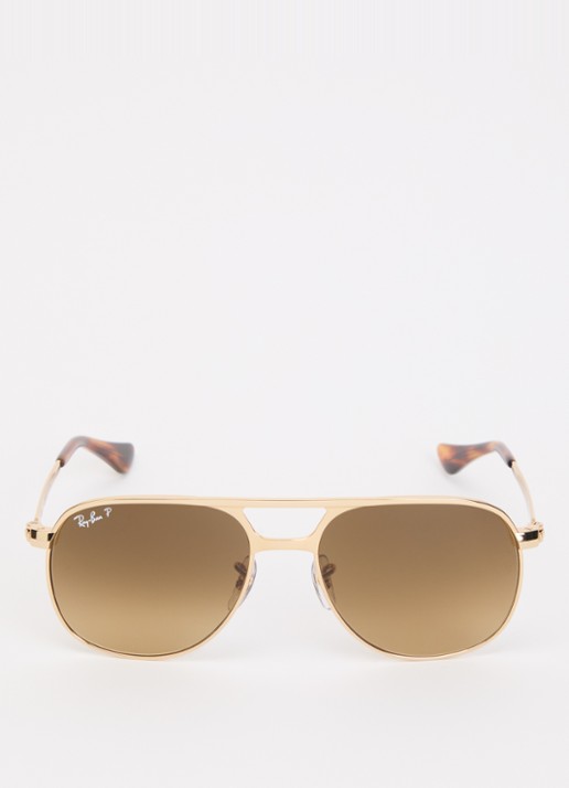 Ray-Ban Bill Max zonnebril RB3793 - detail goud