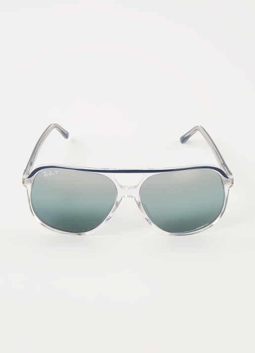 Ray-Ban Bill zonnebril gepolariseerd RB2198 - voorkant 4 blauwgrijs