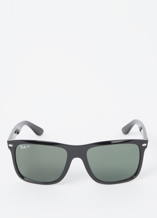 Ray-Ban Boyfriend Two zonnebril gepolariseerd RB4547 - detail 3 zwart