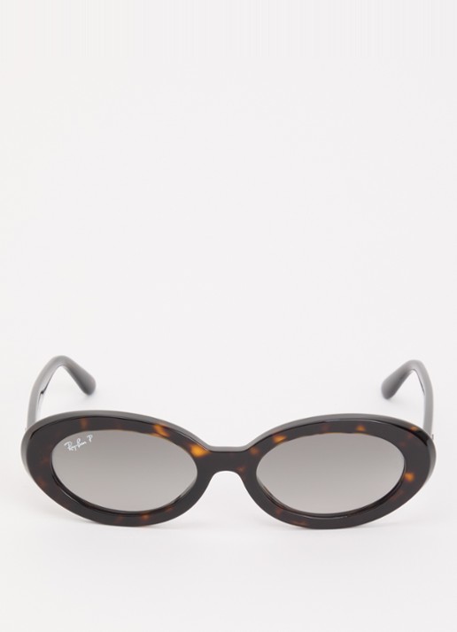 Ray-Ban Cat Eye zonnebril gepolariseerd RB2223 - detail 2 donkerbruin
