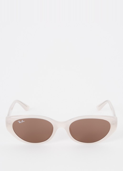 Ray-Ban Cat Eye zonnebril RB4457D - detail lichtroze