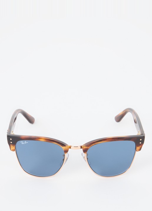Ray-Ban Clubmaster Reverse zonnebril RBR0504S - detail bruin
