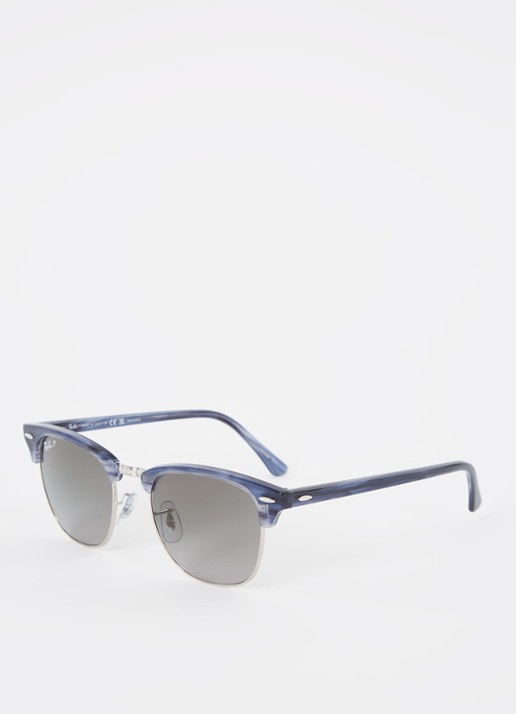 Ray-Ban Clubmaster zonnebril gepolariseerd RB3016