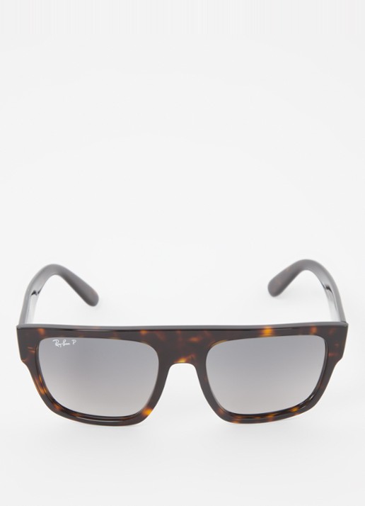 Ray-Ban Drifter zonnebril gepolariseerd RB0360S - detail donkerbruin