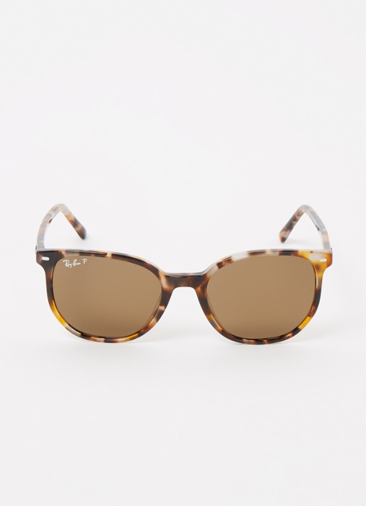 Ray-Ban Elliot zonnebril gepolariseerd RB2197 - voorkant 2 bruin