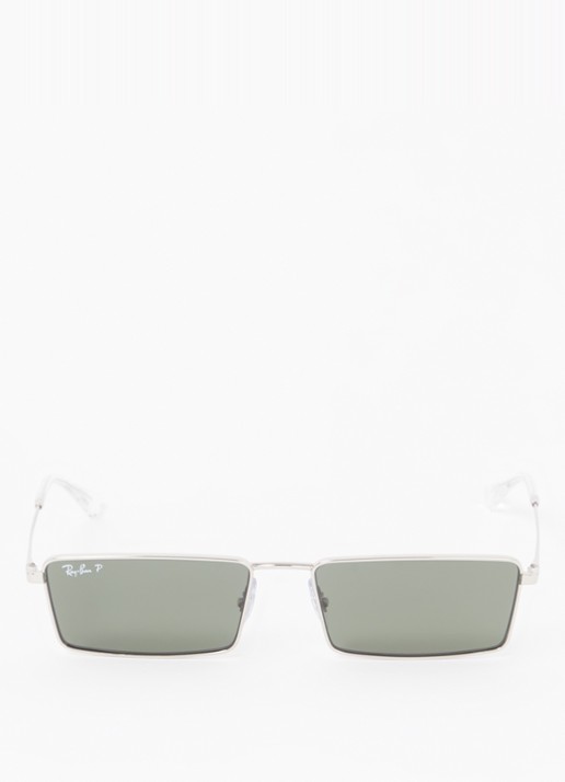 Ray-Ban Emy zonnebril gepolariseerd RB3741 - detail zilver