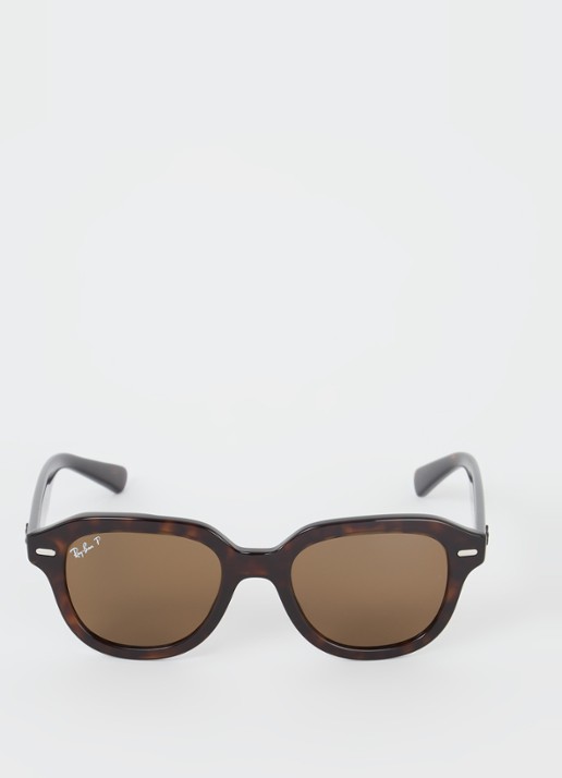 Ray-Ban Erik zonnebril gepolariseerd RB4398  - detail 2 lichtbruin