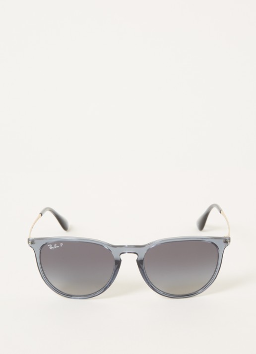 Ray-Ban Erika zonnebril gepolariseerd RB4171 - voorkant 4 blauwgrijs