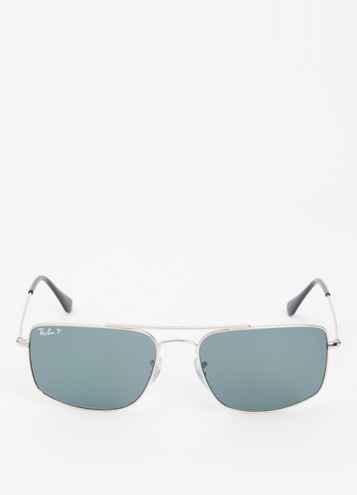 Ray-Ban Explorer 3 zonnebril gepolariseerd RB3779 - detail zilver