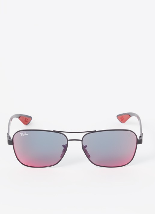 Ray-Ban Ferarri zonnebril RB8336M - detail zwart