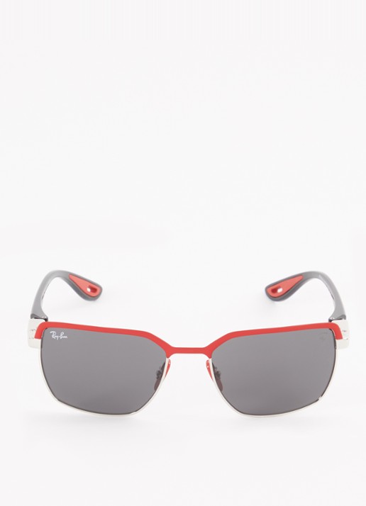 Ray-Ban Ferrari zonnebril RB3743M - detail 3 zilver