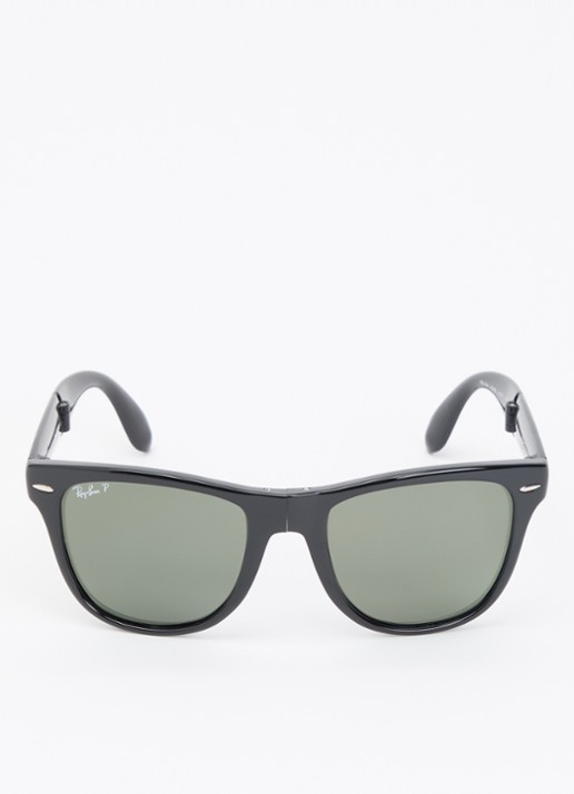 Ray-Ban Folding Classic wayfarer zonnebril RB4105  - detail 2 zwart