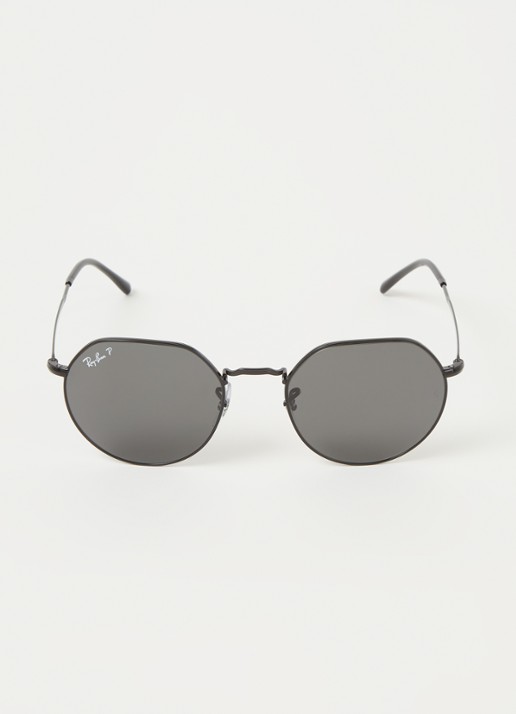 Ray-Ban Jack zonnebril gepolariseerd RB3565 - voorkant 4 zwart