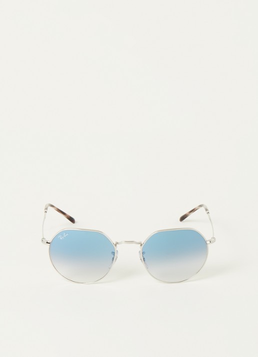 Ray-Ban Jack zonnebril RB3565 - voorkant 2 zilver