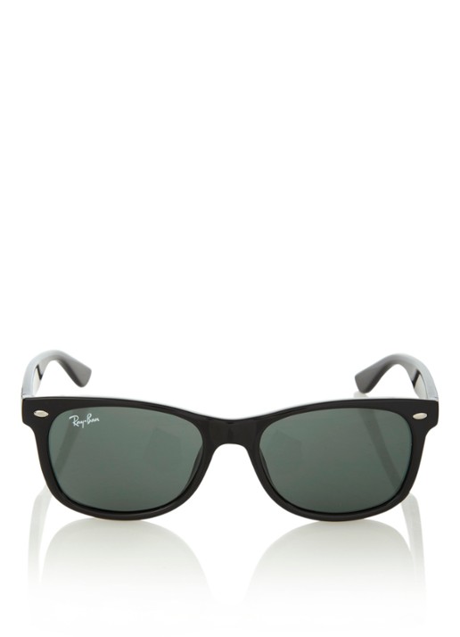 Ray-Ban Junior unisex zonnebril RJ9052S  - voorkant 4 zwart