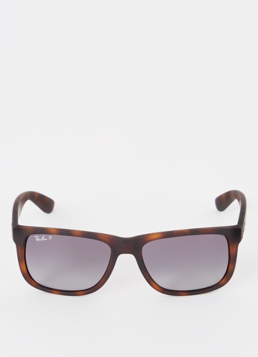 Ray-Ban Justin zonnebril gepolariseerd RB4165 - detail 3 donkerbruin