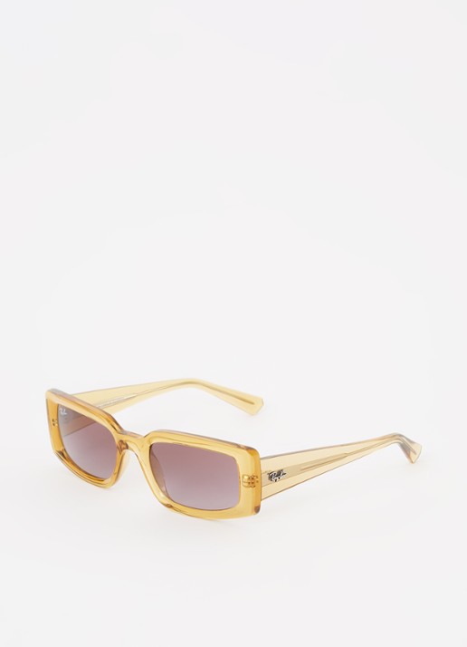 Ray-Ban Kiliane zonnebril RB4395  - voorkant okergeel
