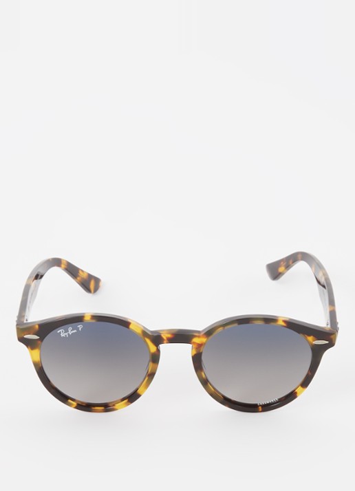 Ray-Ban Larry zonnebril gepolariseerd RB7680S  - detail donkerbruin