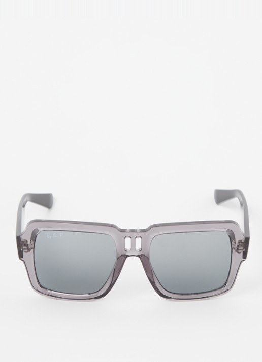 Ray-Ban Magellan zonnebril gepolariseerd RB4408  - detail grijs