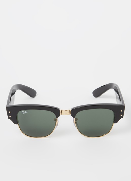 Ray-Ban Mega Clubmaster zonnebril RB0316S - detail zwart