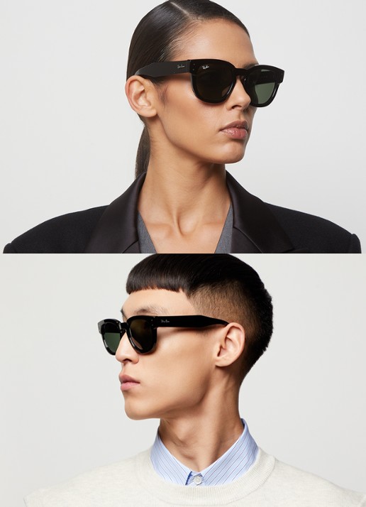 Ray-Ban Mega Hawkeye zonnebril RB0298S - voorkant 2 zwart