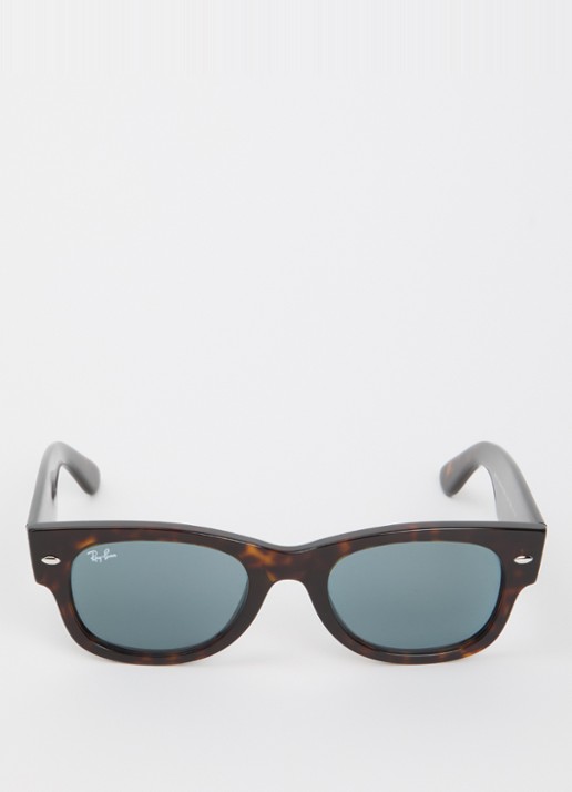 Ray-Ban Mega Wayfarer II zonnebril RB0832S - detail 2 donkerbruin