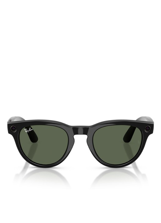 Ray-Ban Meta Low Bridge Fit Headliner zonnebril RW4013F - detail 3 zwart-01
