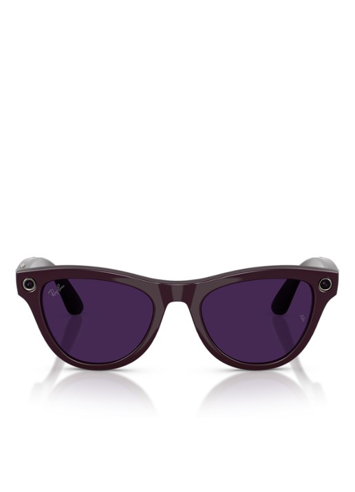 Ray-Ban Meta Skyler zonnebril RW4014 - detail bordeauxrood