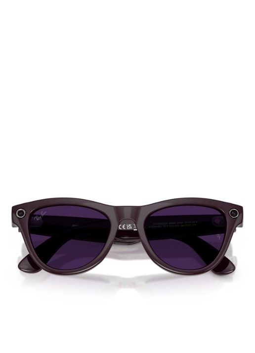 Ray-Ban Meta Skyler zonnebril RW4014 - detail 4 bordeauxrood