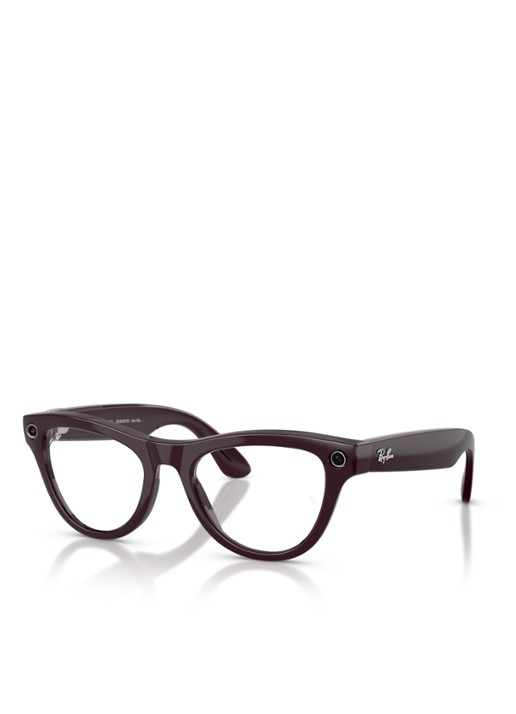 Ray-Ban Meta Skyler zonnebril RW4014 - detail 5 bordeauxrood
