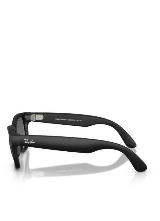 Ray-Ban Meta Wayfarer zonnebril gepolariseerd RW4012 - detail 4 zwart-01
